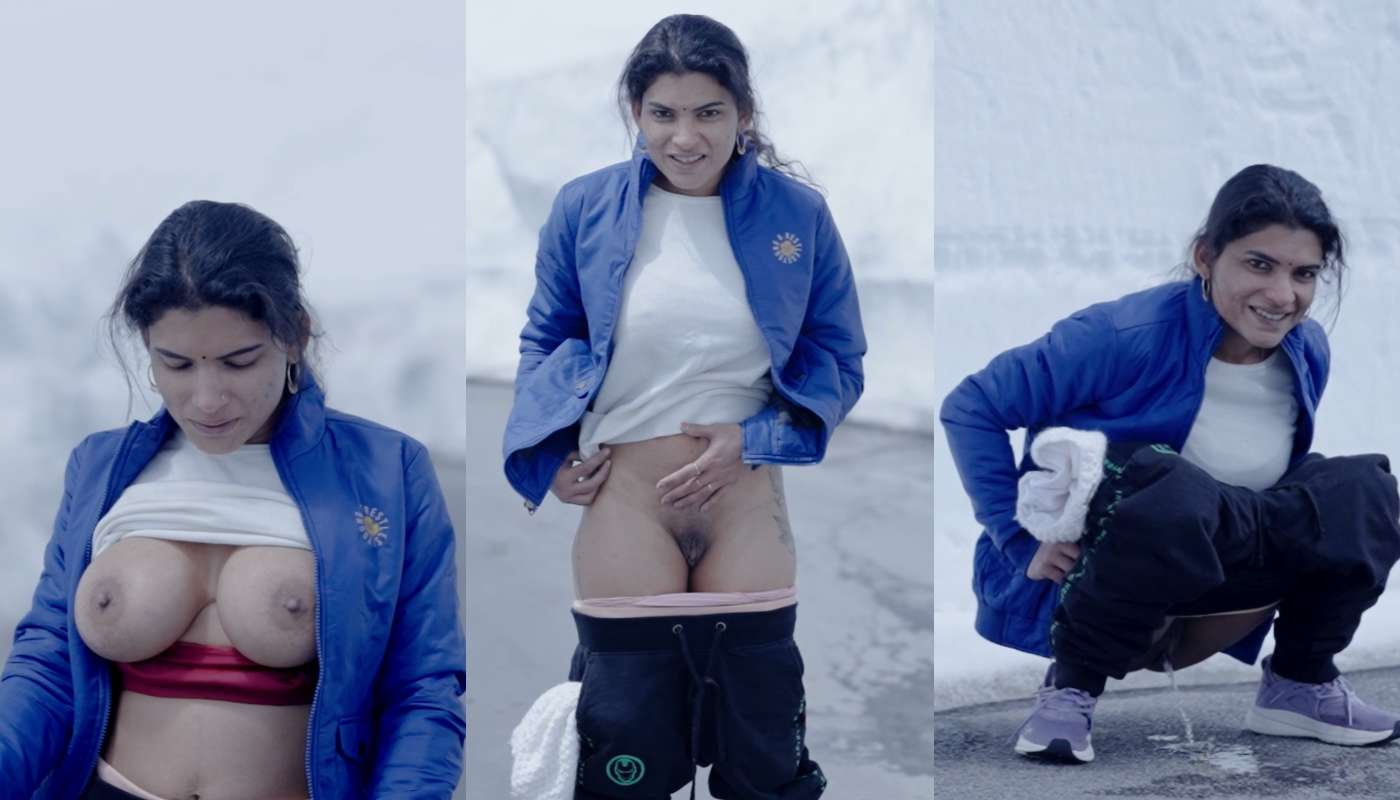 Resmi Nair Horny Strip and Take A Piss In the Snow App Content